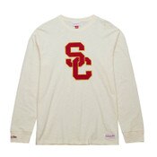 USC Trojans Men's Cream SC Interlock Heritage Slub Long Sleeve T-Shirt